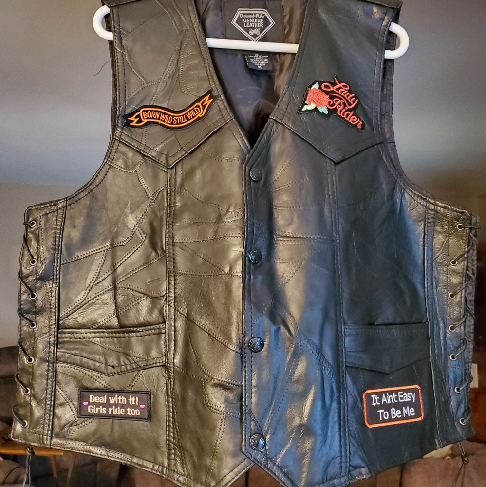 Diamond Plate Lady Rider Vest